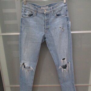 Mother Superior The Stringer Flood Mid-Rise Skinny Jeans